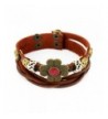 Christmas Four Petal Vintage Adjustable Bracelet