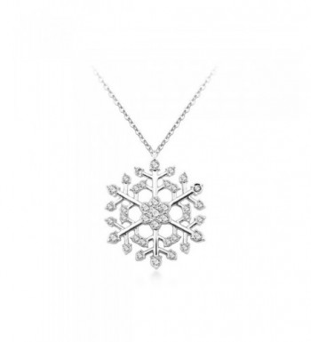 Snowflake Necklace Swarovski Valentines girlfriend