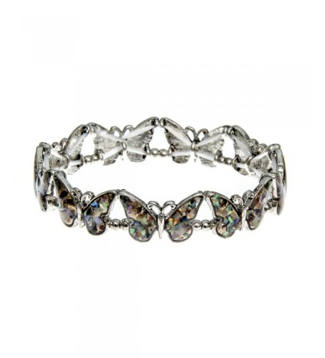 PammyJ Silvertone Multiple Butterfly Bracelet