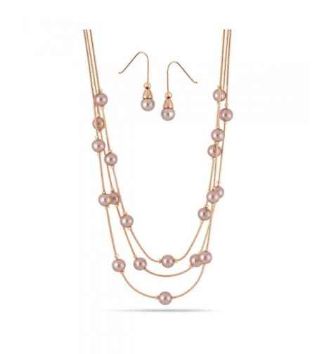 CHAMPAGNE LAYERED NECKLACES HNN E084RG