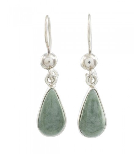 NOVICA Sterling Silver Teardrop Earrings