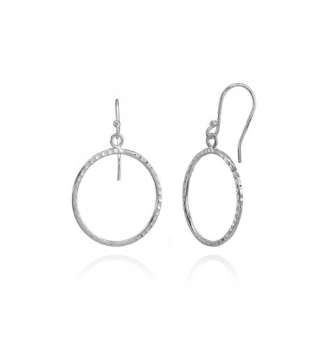 Sterling Silver Hammered Fashion Earrings