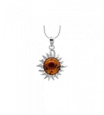 Sterling Flaming Pendant Necklace included