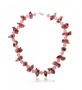 Cultured Freshwater Crystal Necklace Lobster