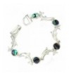 Magnetic Tropical Dolphin Abalone Bracelet