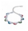Silver tone Crescent Anklet Jewely Nexus