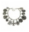 Catholic Religious Prayer Charm Bracelet