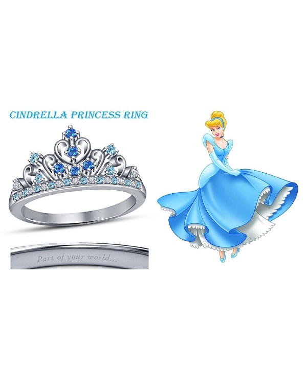 Multi Stone Cinderella Princess Engagement Wedding