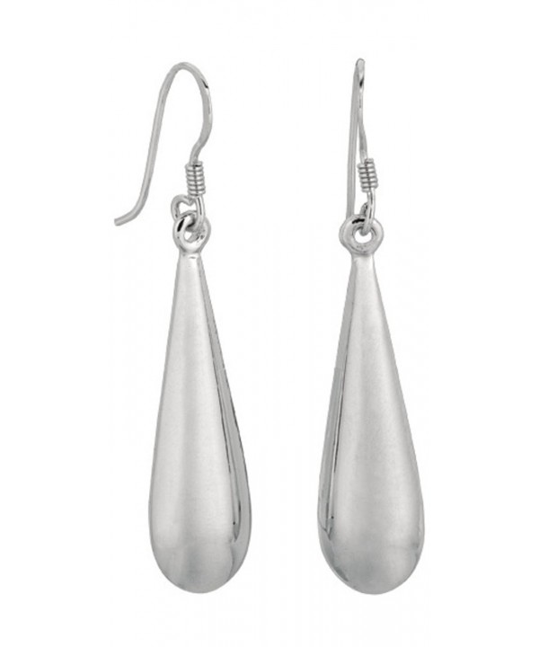 Silver Rhodium Plated Dangle Earrings