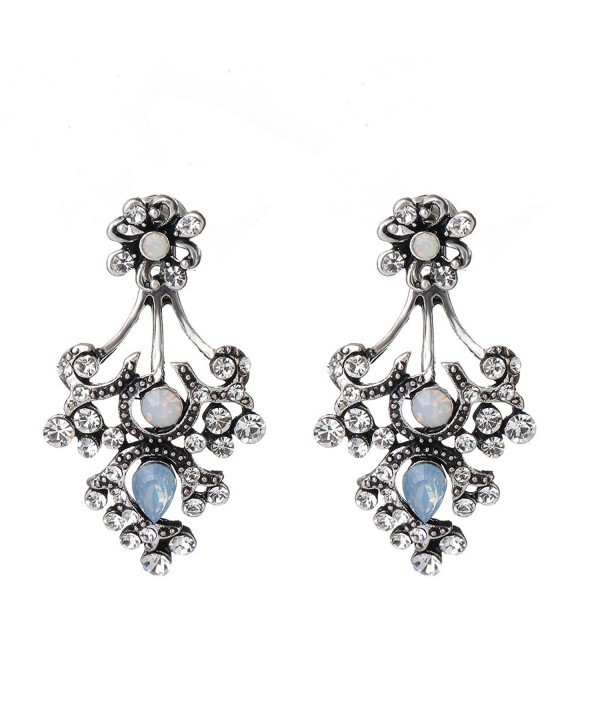 She Lian Rhinestone Earrings Mismatch