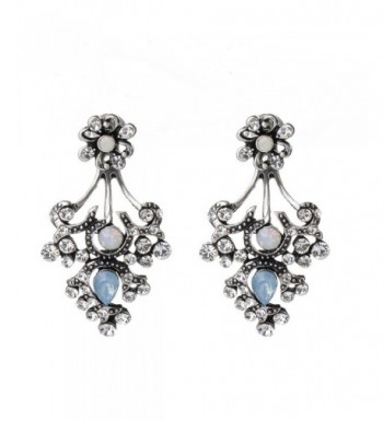 She Lian Rhinestone Earrings Mismatch