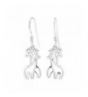 Sterling Silver Hugging Giraffe Earrings