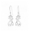 Sterling Silver Hugging Giraffe Earrings