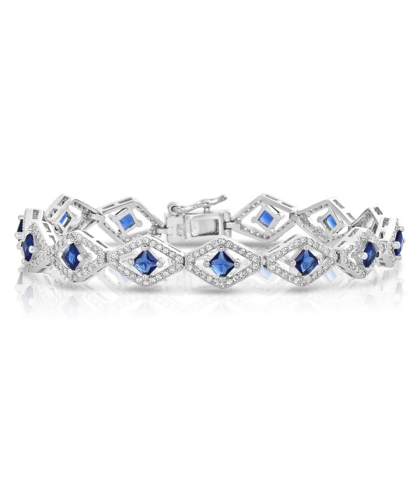 Sterling Silver Zirconia Tennis Bracelet