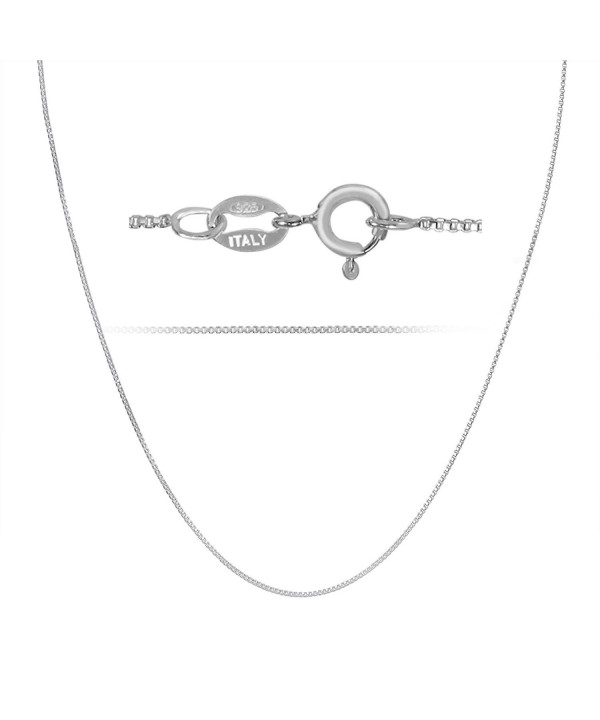 Rhodium Plated Sterling Silver Necklace