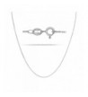 Rhodium Plated Sterling Silver Necklace