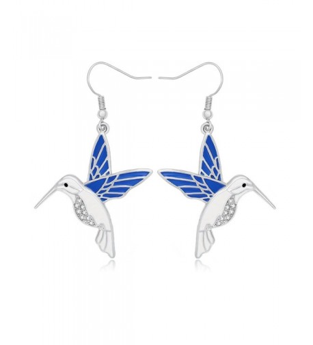 NOUMANDA Rhinestone Hummingbird Earrings Jewelry
