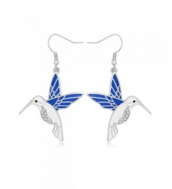 NOUMANDA Rhinestone Hummingbird Earrings Jewelry