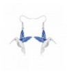 NOUMANDA Rhinestone Hummingbird Earrings Jewelry