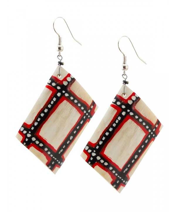 Maisha Beautiful African painted Earrings