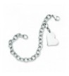 Stainless Steel Heart Charm Bracelet