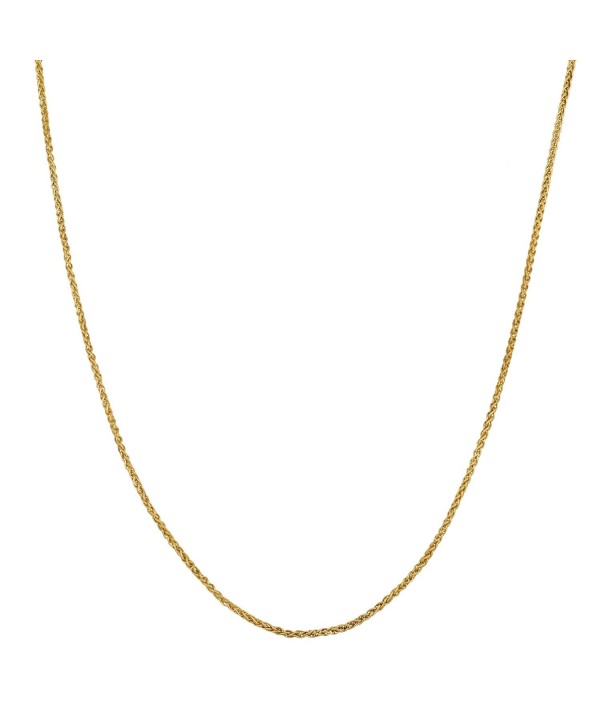 14k Yellow Gold Filled 1-mm Wheat Chain (18 Inch) CD1184JGYPV