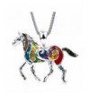 DianaL Boutique Colorful Pendant Necklace
