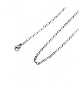 HooAMI Stainless Steel Necklace Sliver