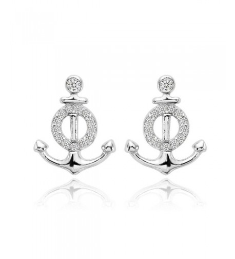 EVER FAITH Sterling Zirconia Nautical