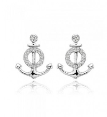 EVER FAITH Sterling Zirconia Nautical