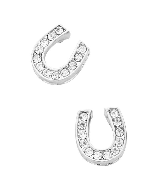 Liavys Horseshoe Fashionable Earrings Sparkling