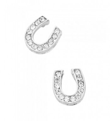 Liavys Horseshoe Fashionable Earrings Sparkling