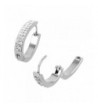 INOX Stainless Shaped Huggie Earrings