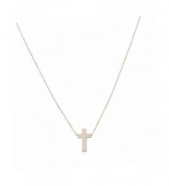 Cross Pendant Silver Necklace Religious Necklace