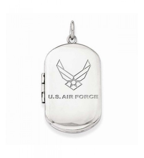 Sterling Silver Force Dogtag Locket