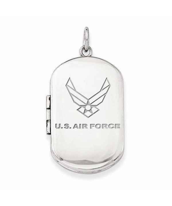 Sterling Silver Force Dogtag Locket