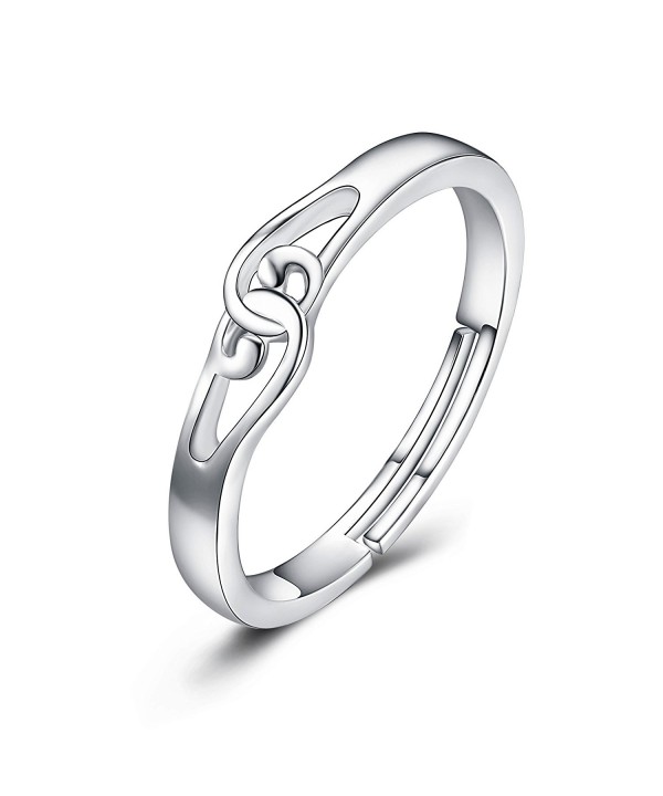 Sterling Silver Infinity Knot Adjustable
