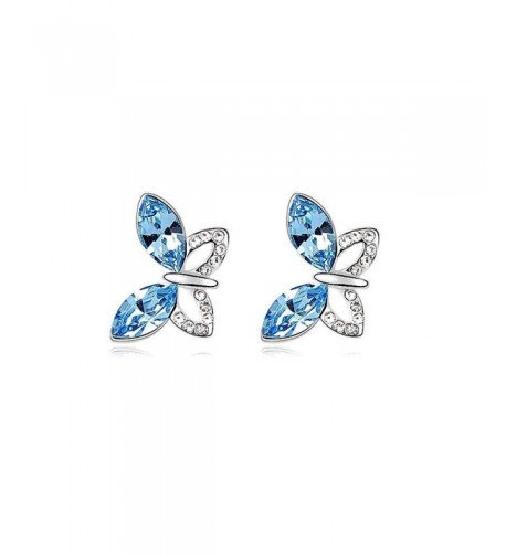 Crystal Diamond Butterfly Earrings SWAROVSKI