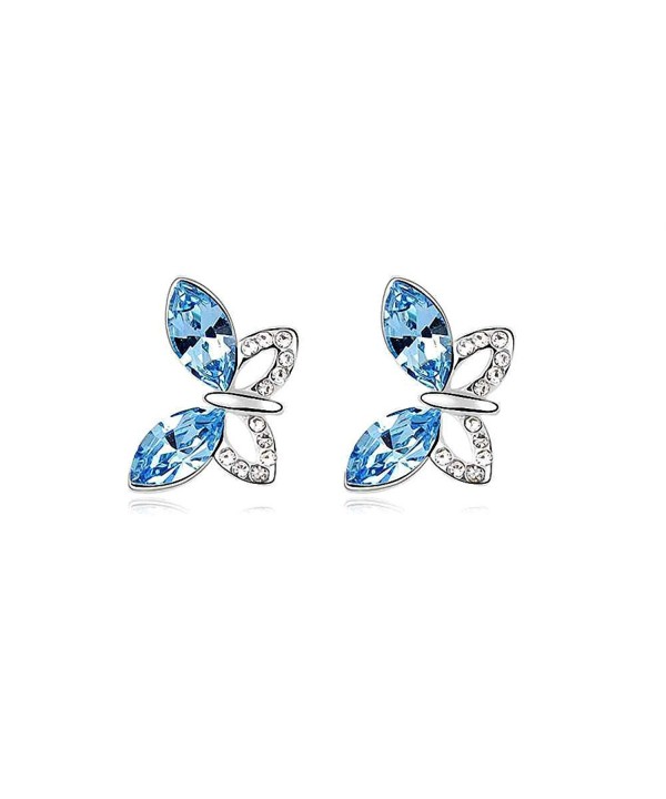 Crystal Diamond Butterfly Earrings SWAROVSKI