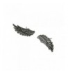 apop nyc Sterling Feather Earrings