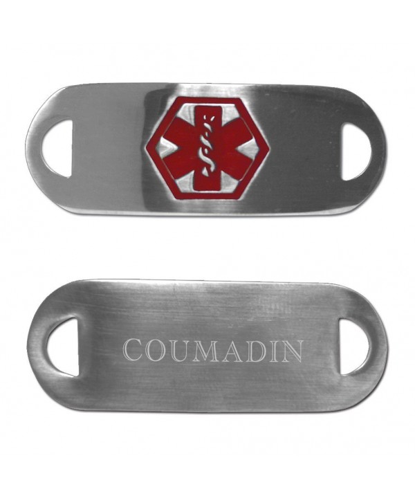 Medical Alert Stainless Bracelet COUMADIN