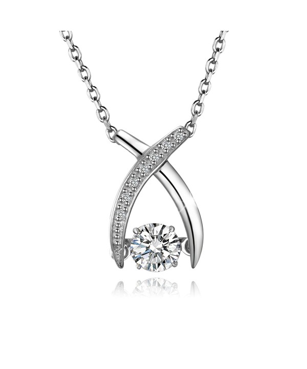 T400 Jewelers Wishbone Sterling Swarovski