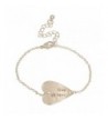 Heirloom Finds Sideways Heart Bracelet