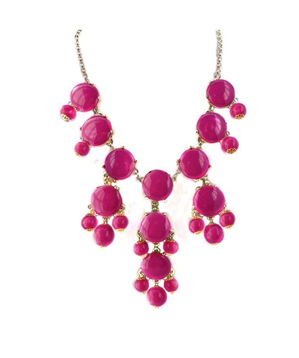 ShinyJewelry Bubble Statement Necklace Pendant