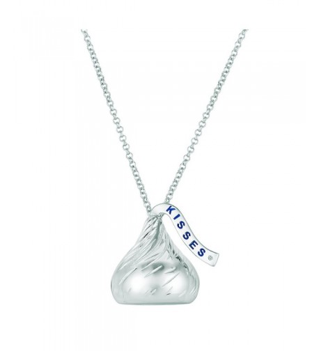 Sterling Silver Hershey Pendant Diamond