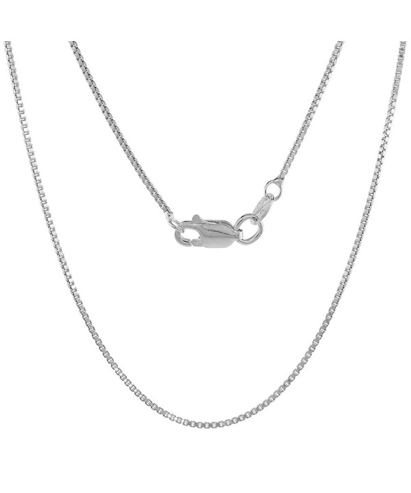 Sterling Silver Necklace lobster Nickel