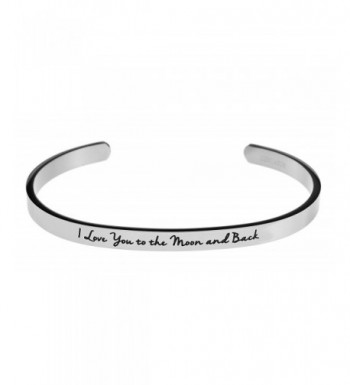 Inspirational Messaged Bracelet Bangle White