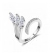 Silver Plated Cubic zirconia adjustable