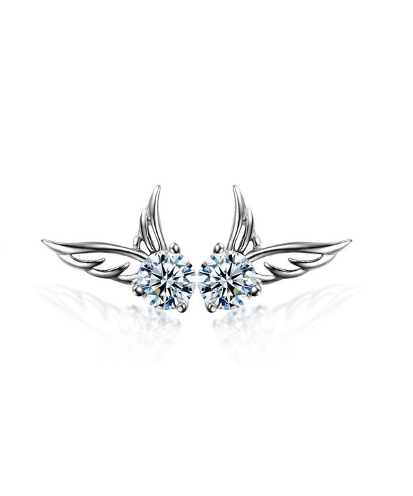 Angel Earrings Crystals Swarovski Plated