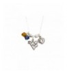 Virginia Mountaineers Austrian Crystal Necklace